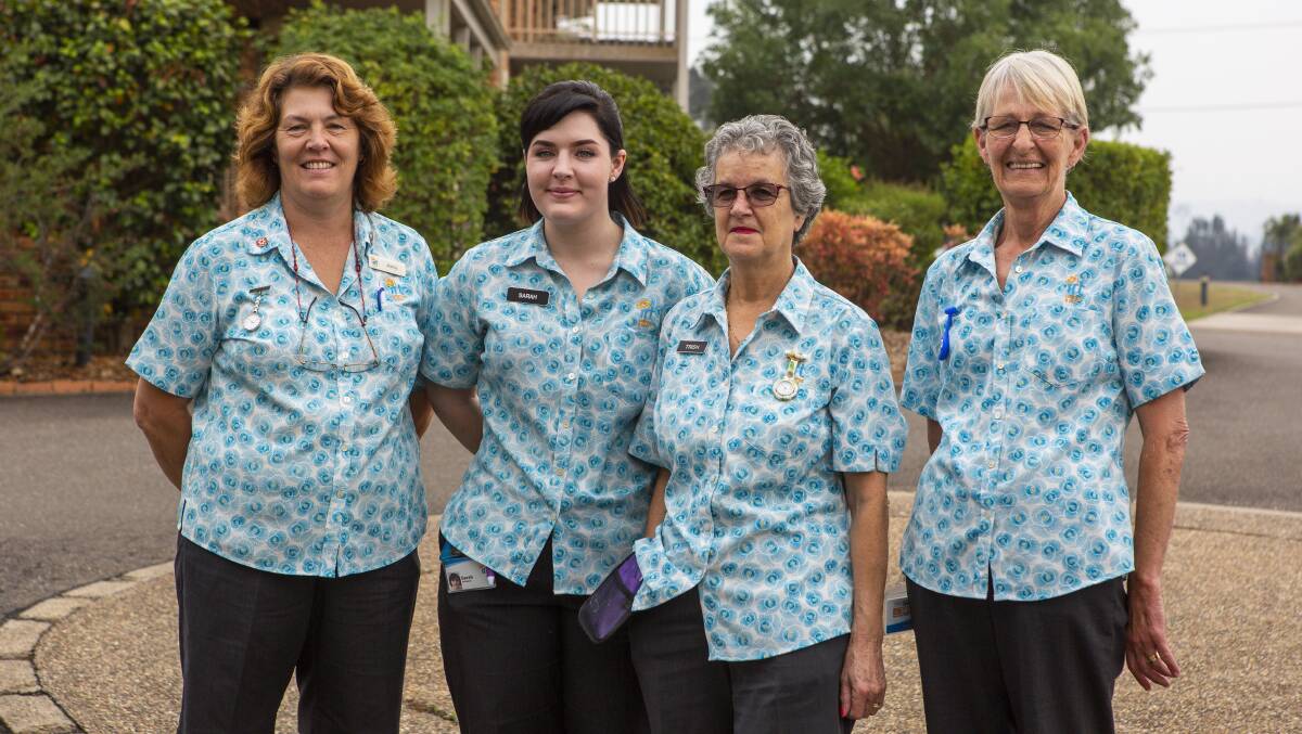 IRT Moruya aged care workers acknowledged for their efforts during the bushfires. Image: Andy Zakeli. 