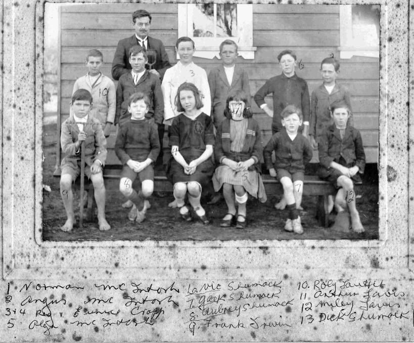 Back in the day: Here's an old photograph of the Kiora school class of 1922.