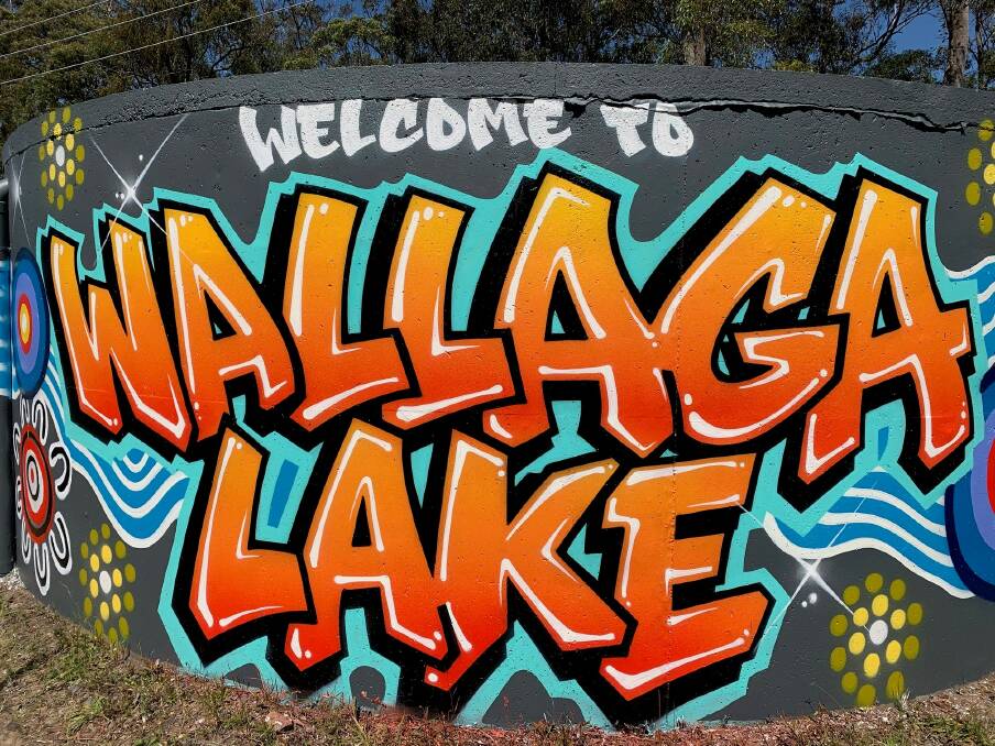 Merrimans Local Aboriginal Land Council used Eurobodalla Councils 2020 NAIDOC Week grant to put towards a Wallaga Lake community mural, which was a joint project with Bega Valley Shire Council, Mumbulla Foundation and Youth Opportunities Red Cross.