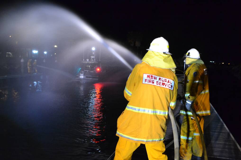 Malua Bay RFS volunteers put their equipment and skills to the test. 