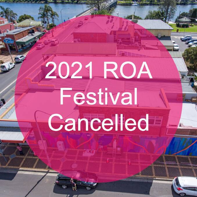Faced with ongoing COVID restrictions, the River of Art festival can't proceed with live events. Image: River of Art Facebook. 