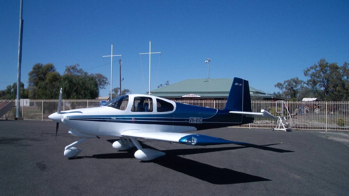 Andre's RV-10, which has four seats and comfortably flies his family all over Australia.