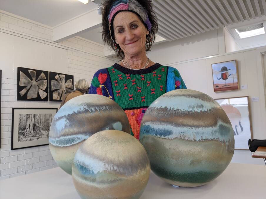 Ceramic artist: 2020 River of Art Prize winner Jenni Bourke of Narooma.