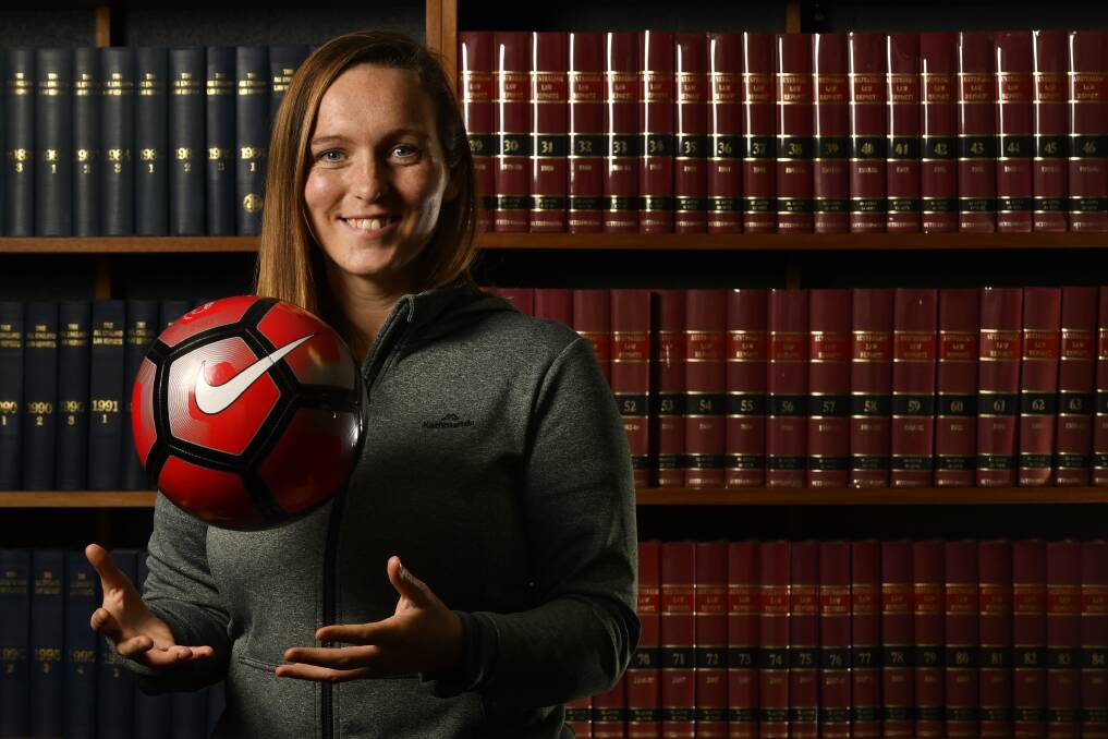 LAWYER BY DAY: Christie Cox-Haines has joined the Football Tasmania board. Picture: Brodie Weeding