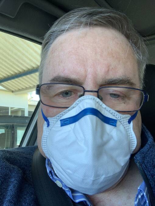 MAN IN THE MASK: South Coast surgeon Martin Jones wants people to get comfortable with wearing masks to protect others and themselves.