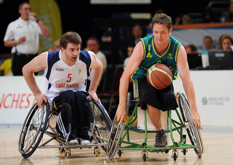 ROLLING FORWARD: Brett Stibners (right). Picture: Nigel French/PA Images via Getty Images