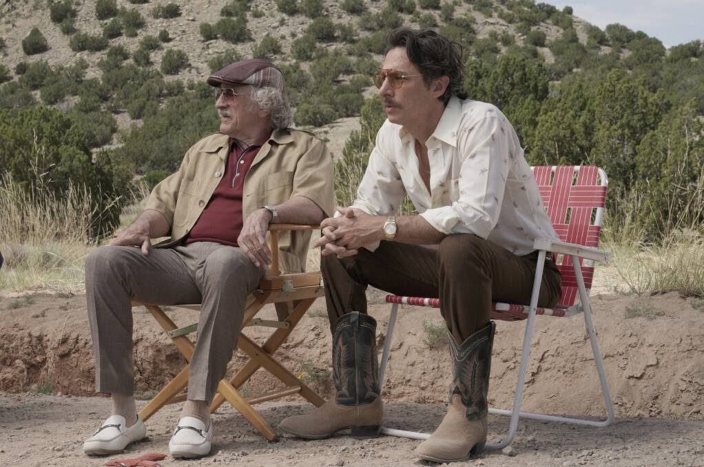 Robert de Niro and Zach Braff in The Comeback Trail. Picture: Supplied