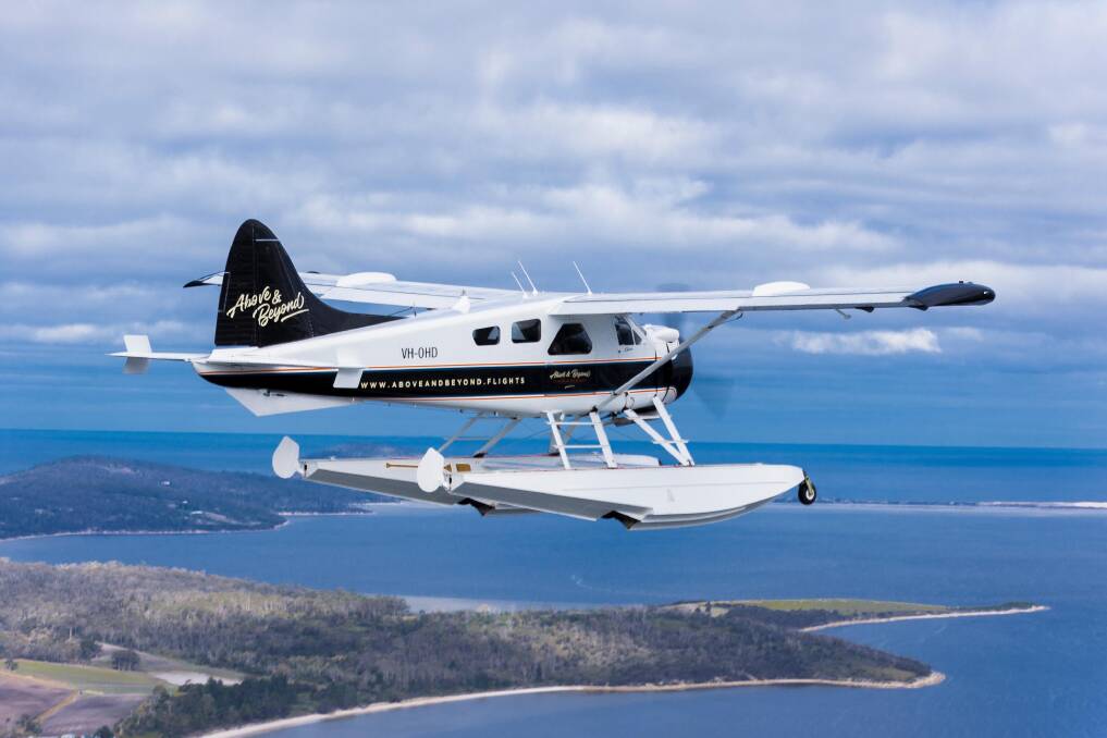 Above and Beyond Seaplanes: See a different side of Hobart. Image: Oscar Sloane.