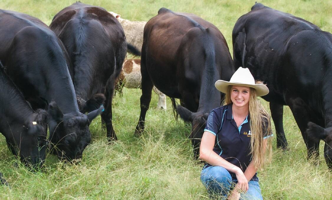 South Coast woman Chloe Short has credited TAFE NSW with helping her launch her own cattle artificial insemination business. Picture supplied