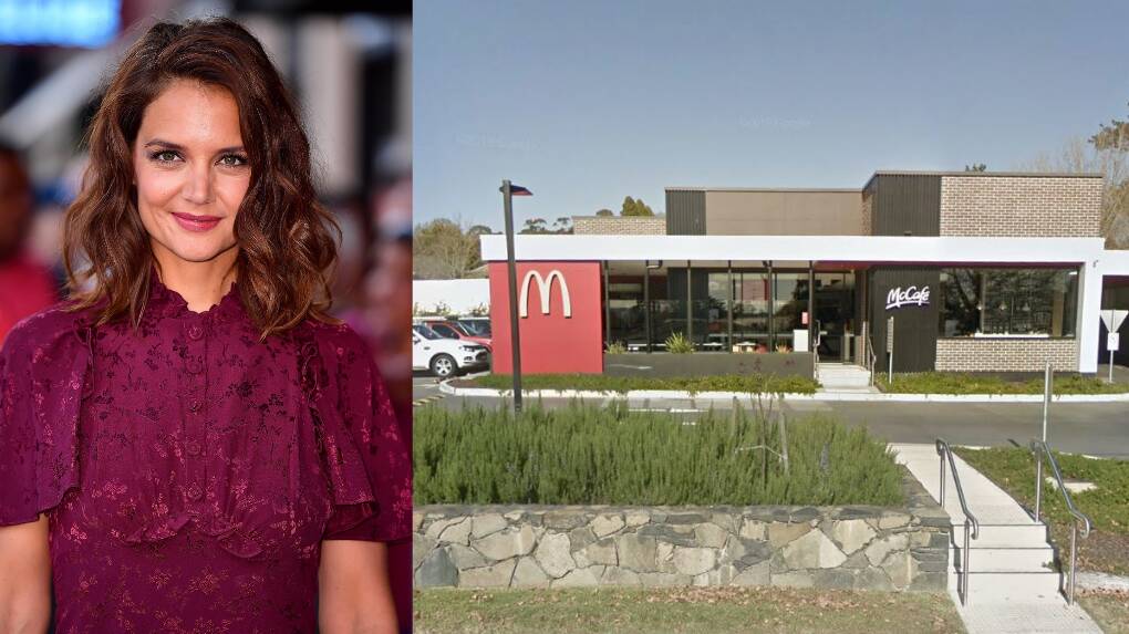 Katie Holmes has been announced as the McHappy Day 2019 ambassador for McDonalds Australia. Photos: Supplied/Google Maps