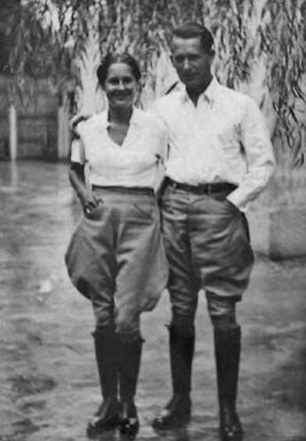 Roland's parents Ilse and Holm in Shanghai, 1933. Picture: Supplied.