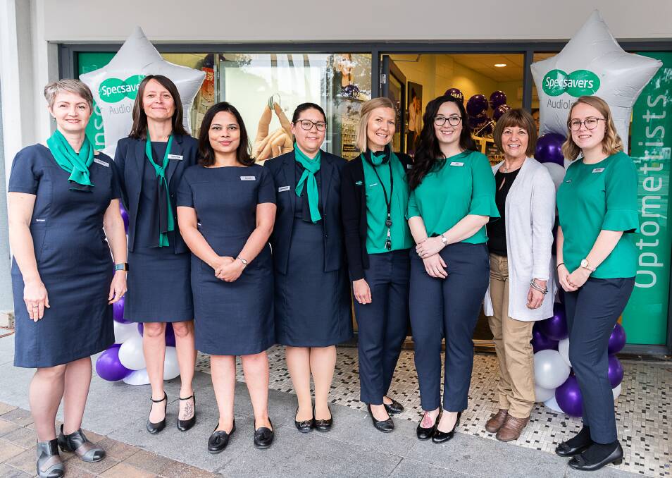 EARLY DETECTION: The dynamic and committed team at Specsavers Batemans Bay are encouraging people to have regular eye checks.