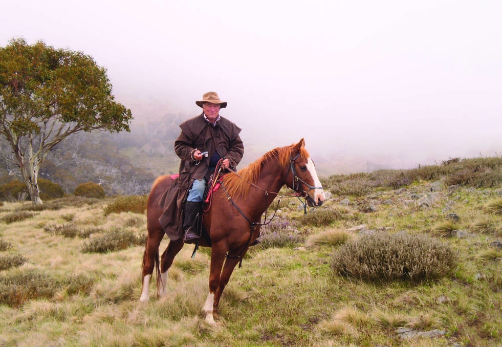 John Rudd leads horseback camping treks through the Snowy Mountains.