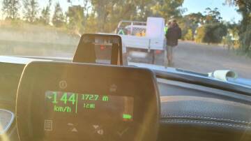 QUICK: A visiting P-plate driver was caught out in an 80km/h zone near Griffith on Wednesday. Picture: NSW Police