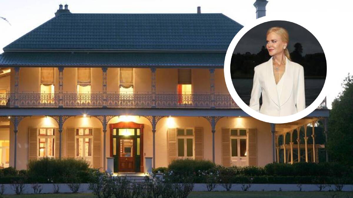 Nicole Kidman and her NSW Southern Highlands home. Photo: Southern Highlands News