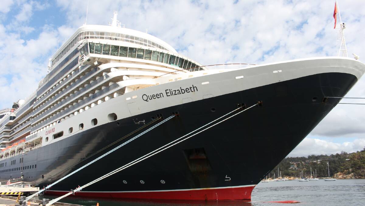 The Queen Elizabeth was the last cruise ship to berth at Eden in March 2020.