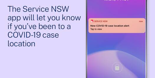 It's possible to get push notifications on your phone which will inform you if you have been to a COVID-19 case location.