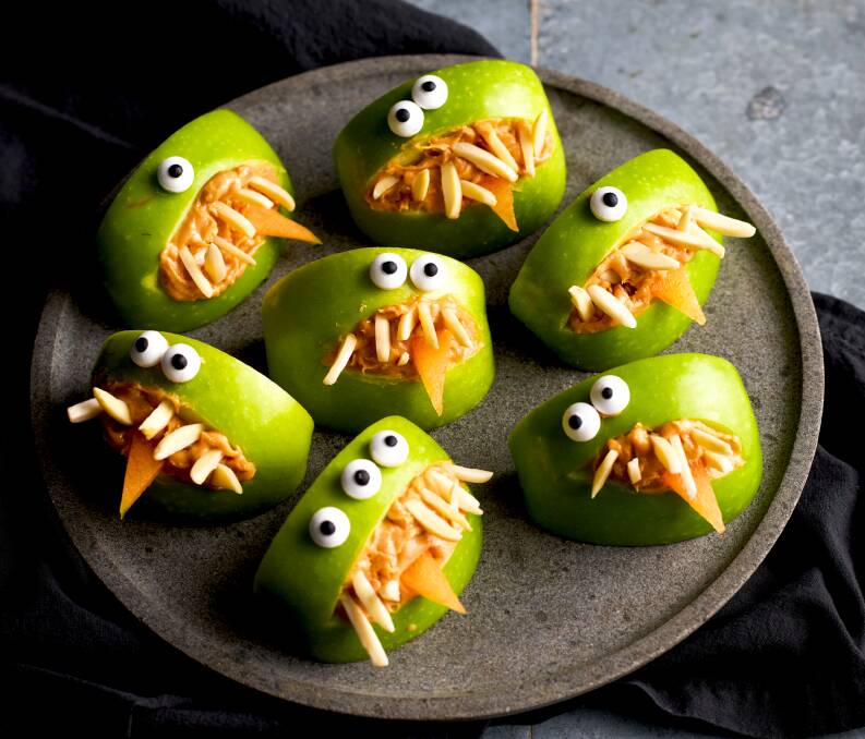 Funny monster apples. Picture: Mitsubishi Electric Australia