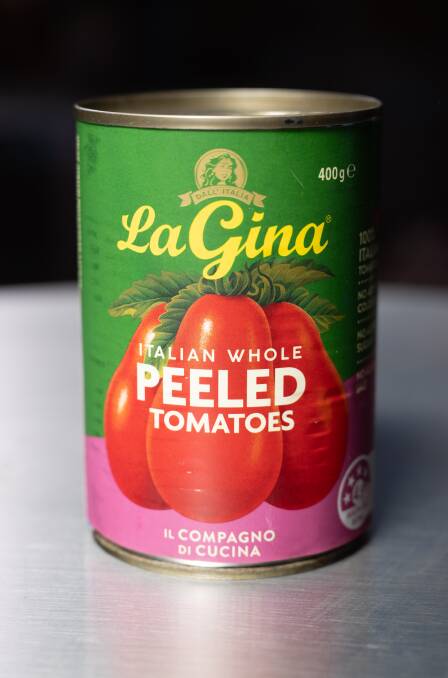 La Gina Italian Whole Peeled Tomatoes. Picture by Elesa Kurtz