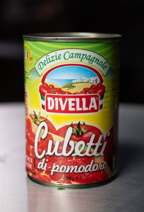Divella Diced Tomatoes. Picture by Elesa Kurtz