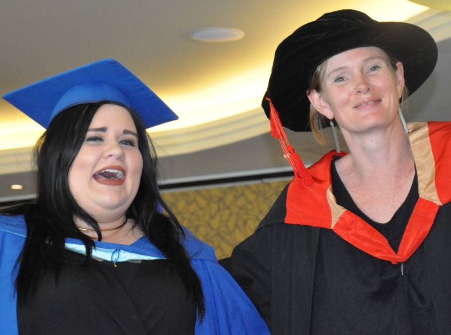 Sociology graduate Jamie-Anne Roy appreciated the support she received from Dr Fiona Whitelaw, Head Tutor of Law Arts and Humanities through her degree.