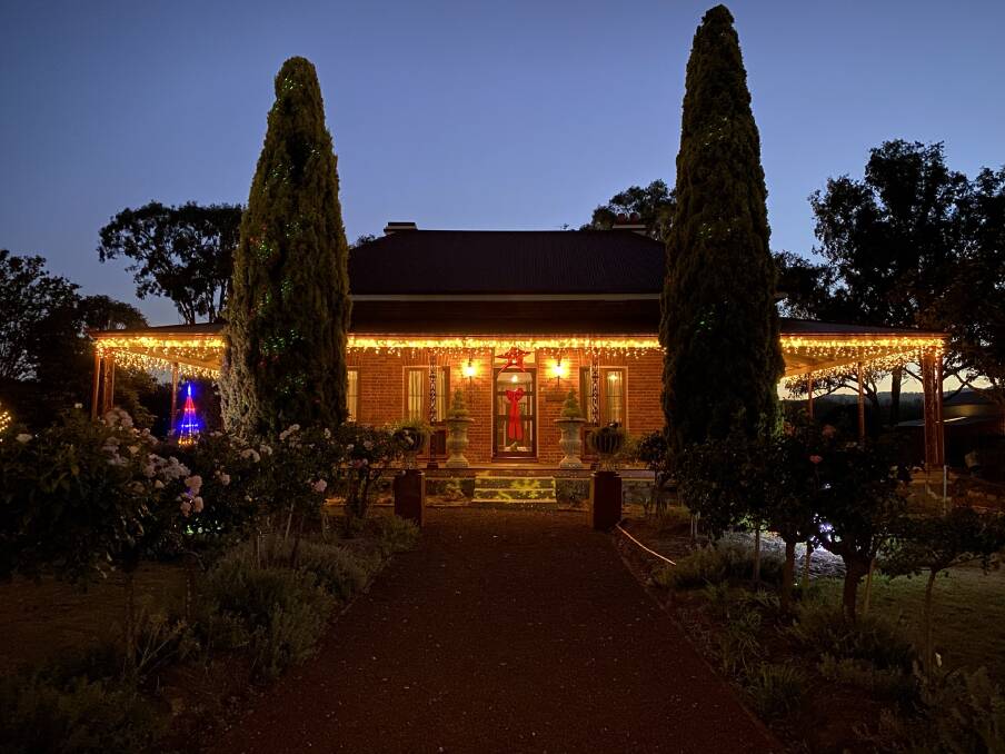 'Claremont' is a must-see stop on Christmas lights tours.