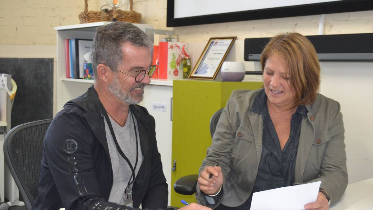 SUPPORT: Chief executives of Salt Ministries, Peter and Megan Dover, work to provide relief to the Shoalhaven's homeless. Image: Grace Crivellaro.
