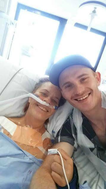 HOSPITAL PLEA: Surf Beach mother and crash survivor Veronika Tuckey has added her voice to the campaign for a new regional hospital in the Eurobodalla Shire. Pictured here recovering in hospital after the November 2017 crash.