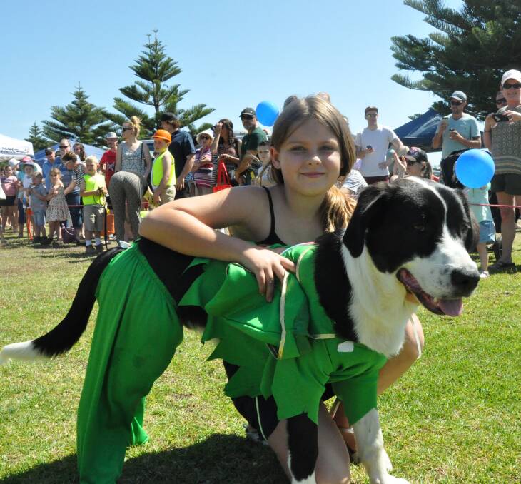 PET PARADE: This duo were turning heads at last year's Seaside Carnivale RSPCA pet parade.