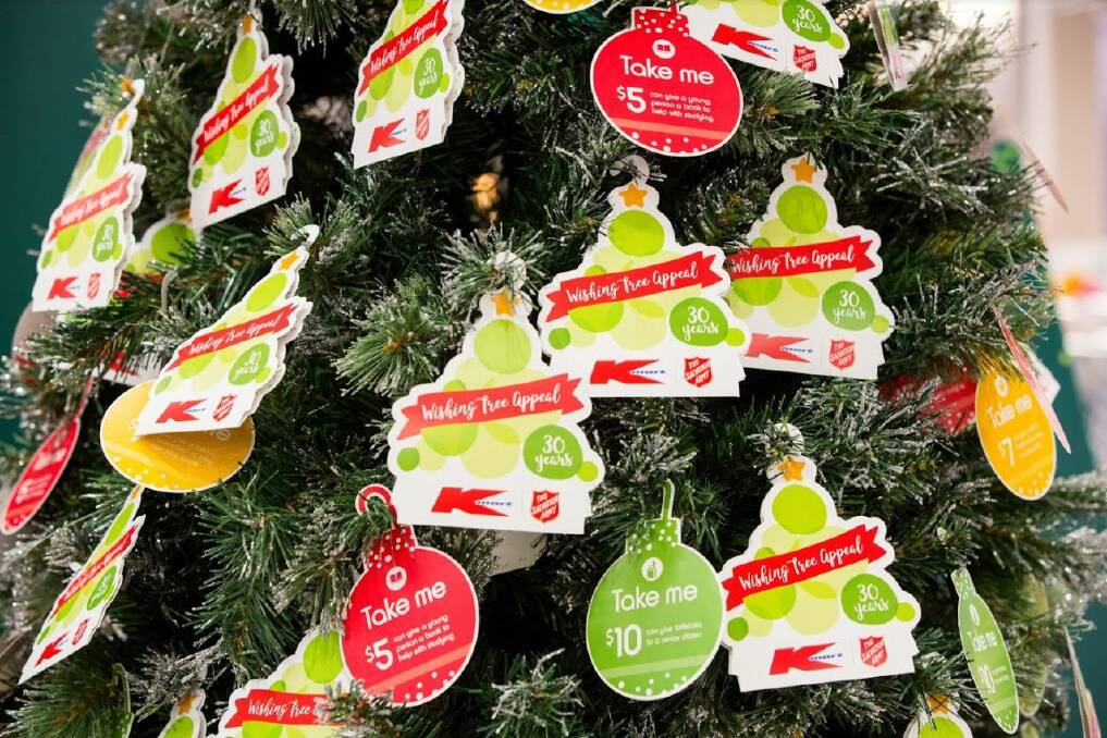 WISHING TREE: Donate to the Salvos' Wishing Tree Appeal this Christmas at Kmart Batemans Bay.