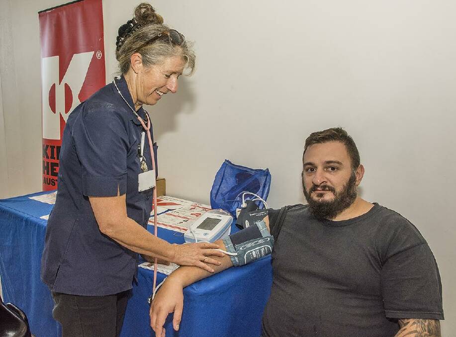 HEALTH WISE: Free blood pressure checks were provided to the community during Kidney Health Week 2017.
