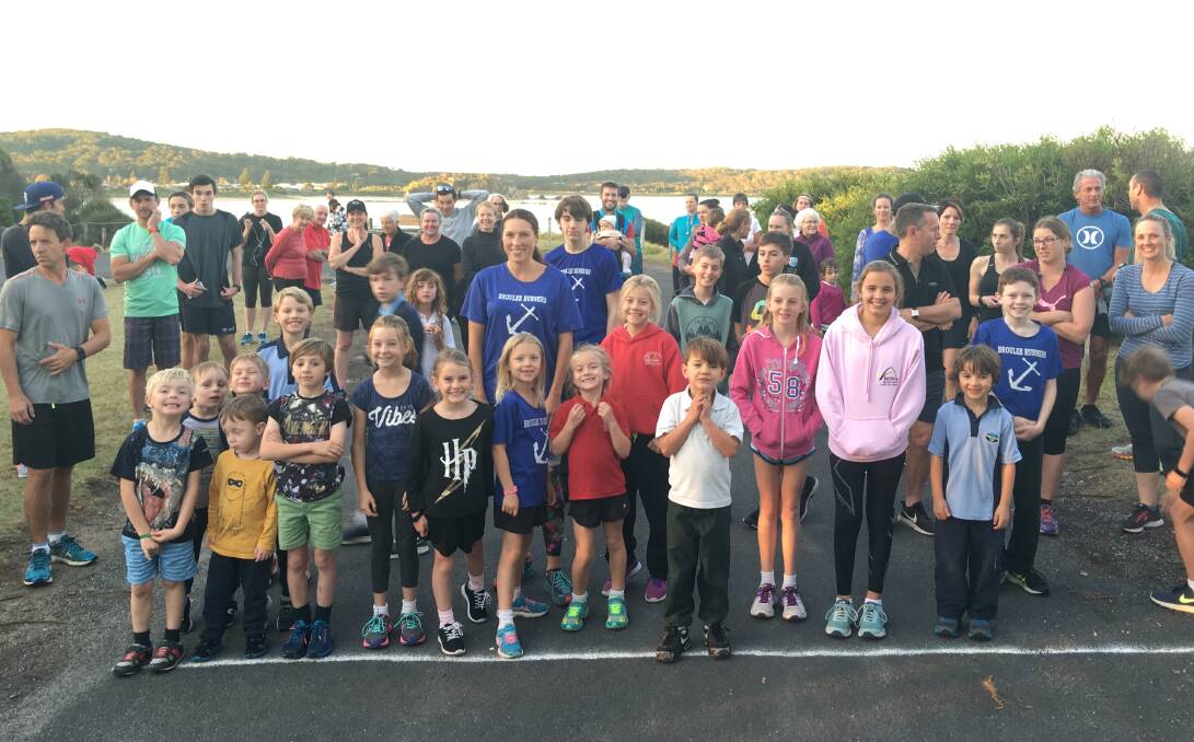 STARS OF THE FUTURE: The Broulee Runners had 84 starters at this week's run. Pictured here are the town's athletes of the future.