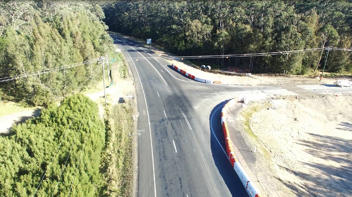 ROAD WORKS: A new roundabout under construction at the intersection of Glenella Road and George Bass Drive in Batemans Bay will create some traffic disruptions.