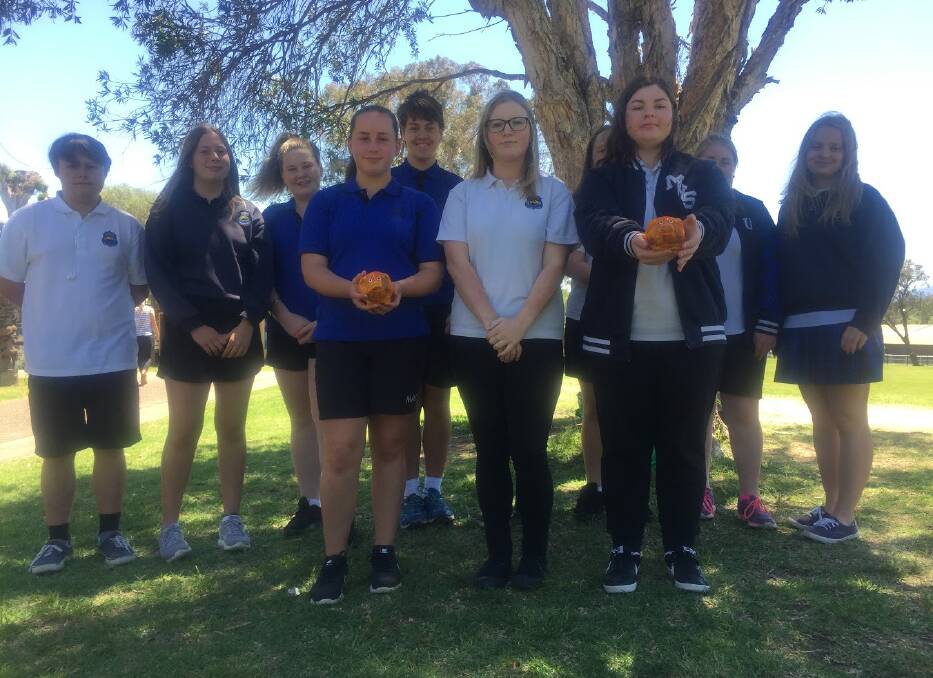HELPING HAND: Moruya High School students get behind a fundraiser for the Tuckey family after last week's crash.