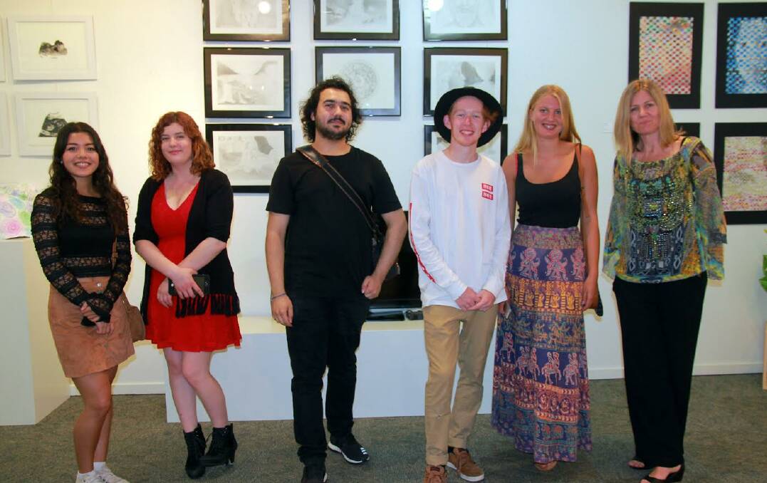 The hard work of Batemans Bay High's 2016 HSC Visual Arts students will be on display at the Visitor's Centre until December 21. Photos courtesy: Anna Zachariadou.