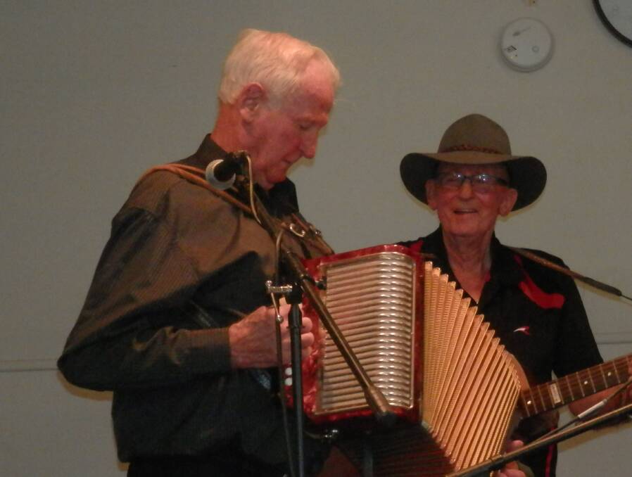 ON SHOW: Doug Daniel and Bob Varty, along with many other entertainers, will be displaying their musical talent this weekend in Nelligen for their monthly show. 