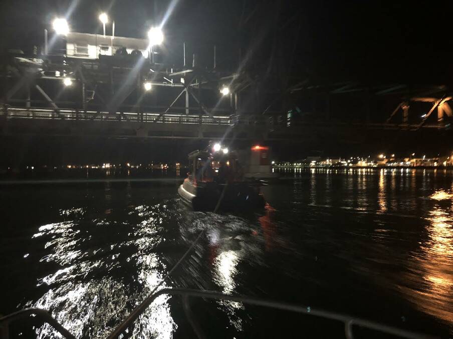 IN SAFE HANDS: Batemans Bay Marine Rescue crew members were called to assist a vessel experiencing mechanical problems on the Clyde River over the weekend. Photo: NSW Marine Rescue.