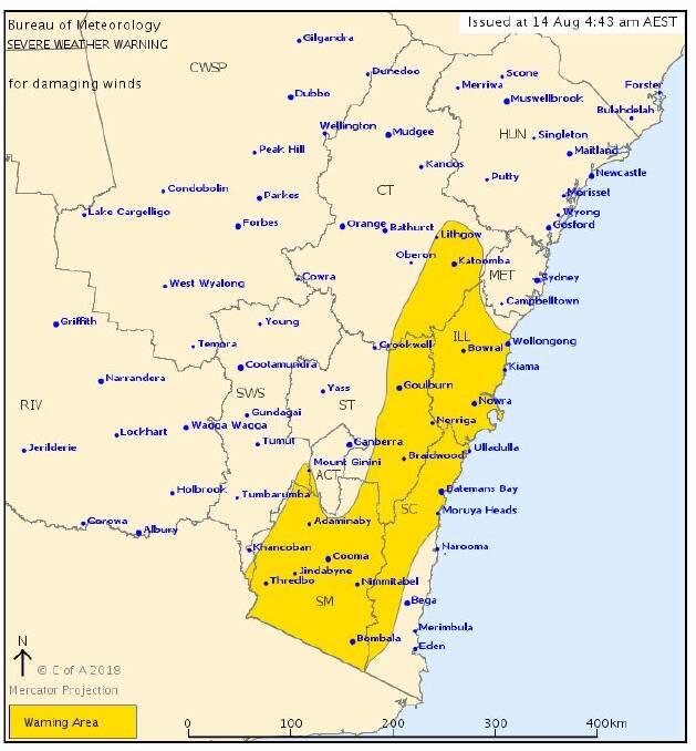 vedholdende låne ekstremt Severe wind warning for Far South Coast | Bay Post-Moruya Examiner |  Batemans Bay, NSW