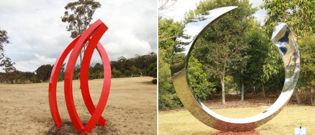 EYE CATCHING: Sculptures "Dance" and "Portal" will be installed on the Batemans Bay foreshore in 2019.