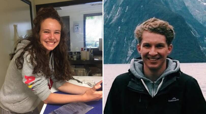 ALL SMILES: St Peter's Anglican College graduates Elise Toyer and Lachlan Bice say achieving work/life balance was key to their success in this year's HSC.