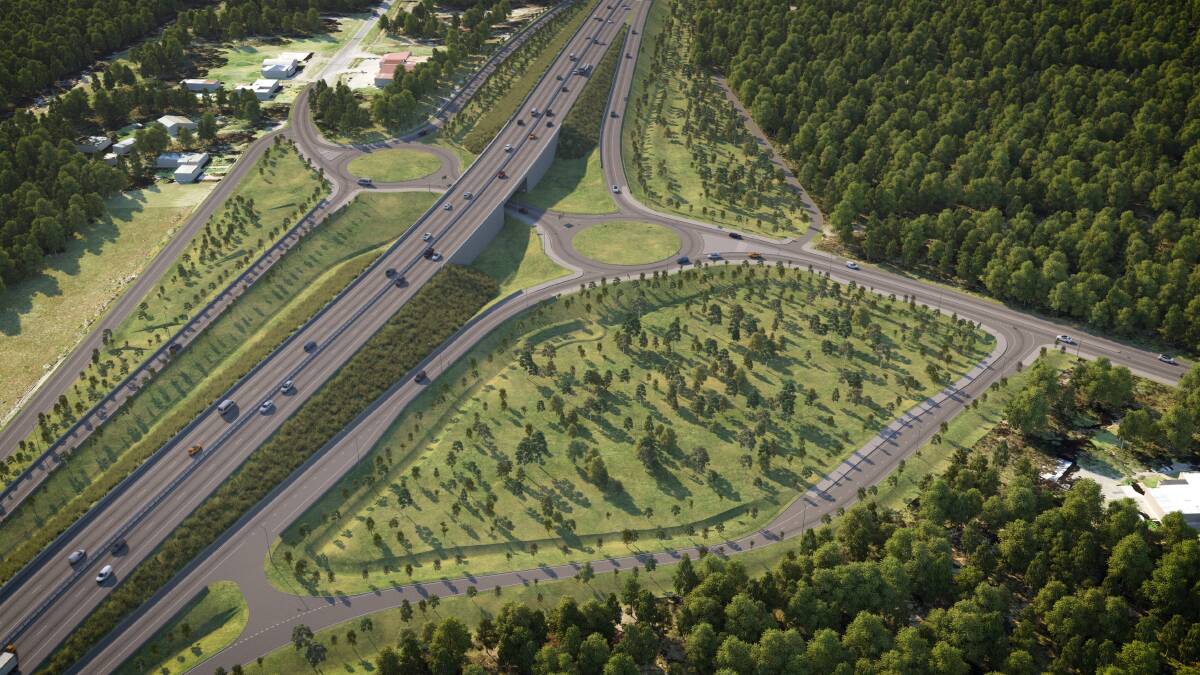 NEW LOOK: The latest Transport for NSW concept plans for the upgrade of Jervis Bay Road and Princes Highway intersection. Image Transport for NSW