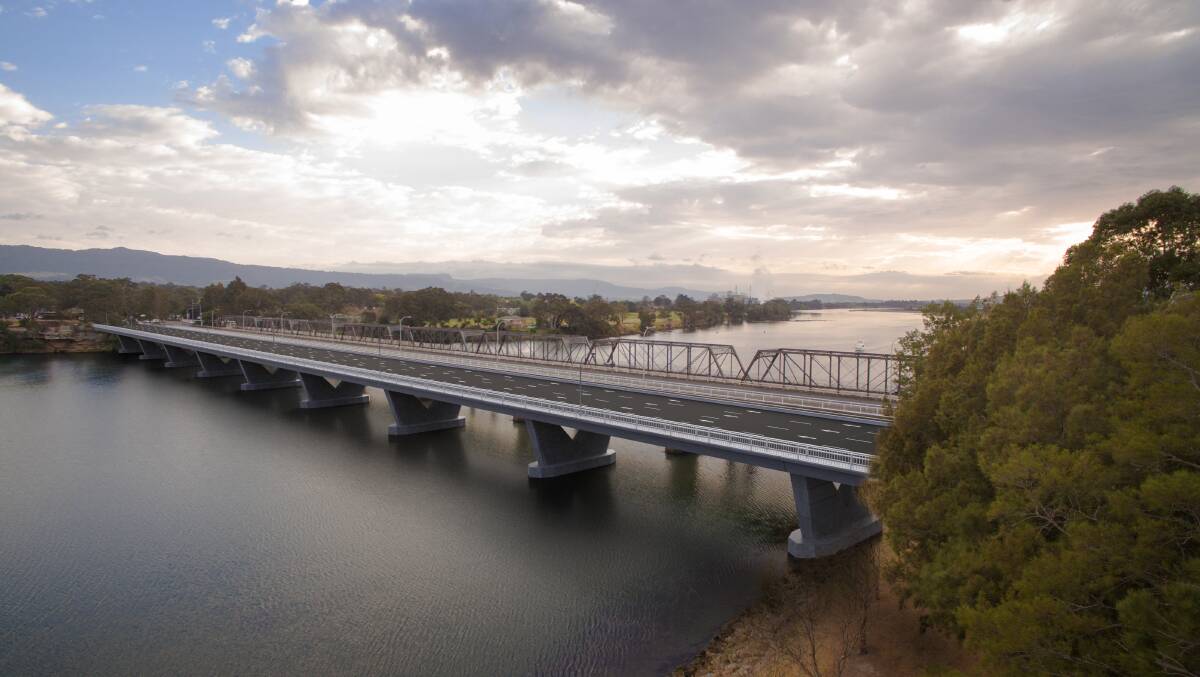 UPGRADE: Concepts designs of the new Shoalhaven River crossing at Nowra which has been upgraded by Infrastructure Australia to a "priority project". Photo: Transport for NSW
