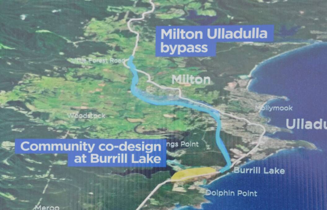 ROUTE: The proposed Milton-Ulladulla Bypass will be to the west of the townships on the route that was originally favoured by Transport for NSW and listed in the Shoalhaven City Council Local Environmental Plan in 2013.