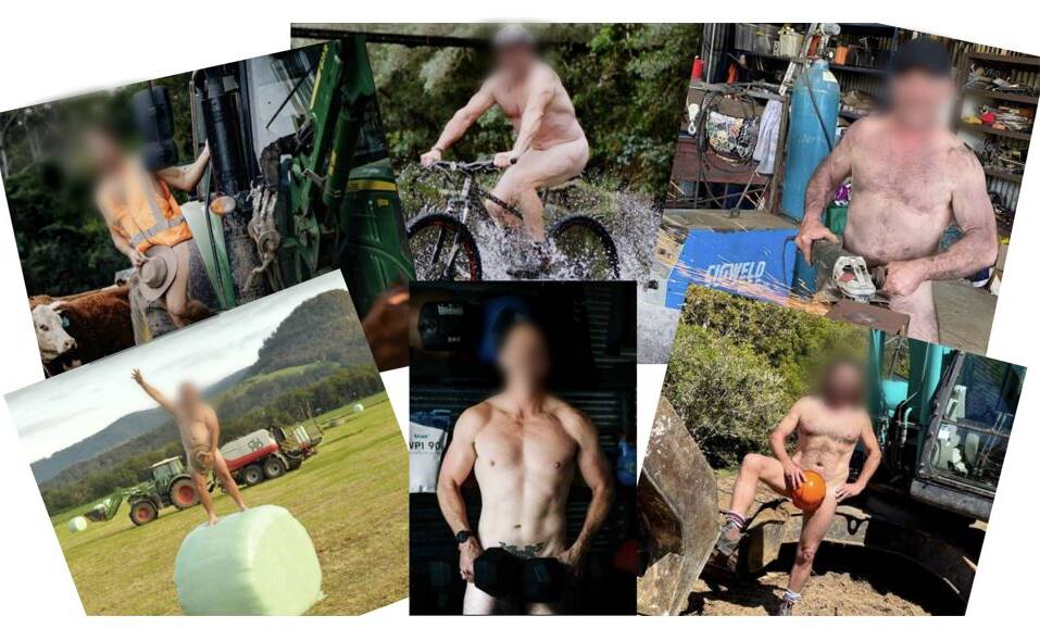 MEN OF MYSTERY: Six of the 13 "brave men" who have bared all for the Men of Kangaroo Valley 2022 calendar in aid of Movember. Note we have hidden their identities until the November 12 calendar launch. Photos: Lisa Grant