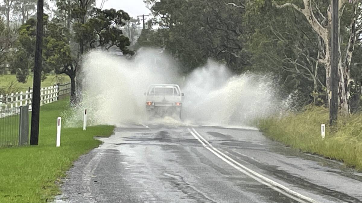 RAIN, RAIN, GO AWAY : Large parts of the South Coast has recorded well above average rainfall for the start of 2022, which in many cases has led to flooding throughout the region.
