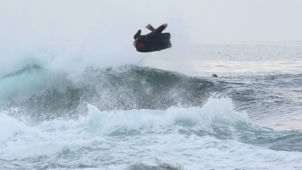 FLYING: A bodyboarder gets some air in the Enter The Void. Image supplied