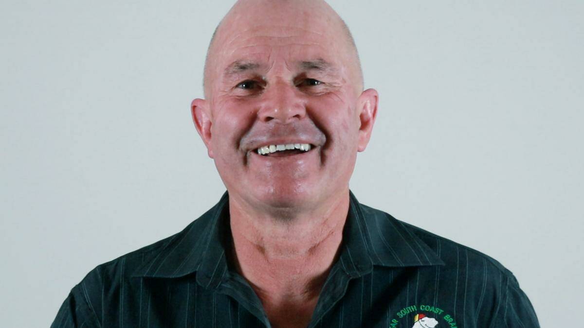 Far South Coast Life Saving branch president Tony Rettke has received an Emergency Services Medal for almost 40 years of tireless service as a lifesaver. 