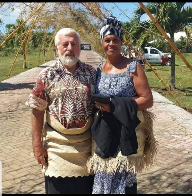 David and Palakisa Broder. Palakisa has been in Eden for two years, while she now has concerns for her husband and family at home in Tonga. 