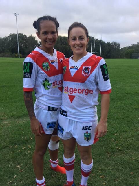 Bay Tiger players Bree Moreton and Erin Buckingham are joining Illawarra Division Rugby League women's u18s league 11s competition.  