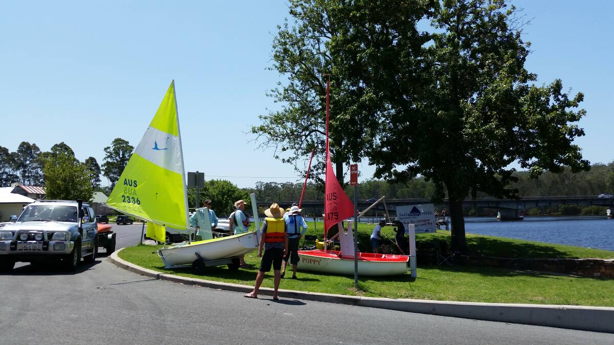 Getting ready and setting up for Sailability.